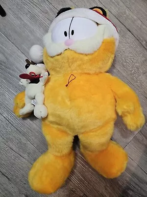 Garfield Santa And Ordie Reindeer Plush Limited 25 Years Edition By Paws • £25