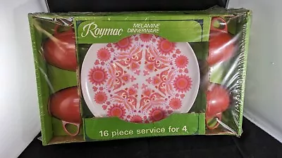 Roymac Melmac Melamine Dinnerware ( 16 Piece Set ) Service For 4 Nib • $39.98