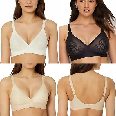 Bali Non-wired Bra Gravity Defying T-Shirt Bra Supportive Comfortable Smoothing • £6.95