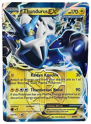 Pokémon TCG - Thundurus EX - BW81 - Ultra Rare - Black & White Black Star Promos • $3.75