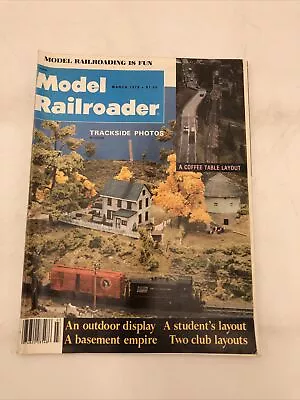 Model Railroader Magazine Mar 1978 Vol 45 No 3 Basement Empire Coffee Table Set • $14.25