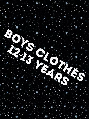 £3.39 • Buy Boys Clothes Make Build Your Own Bundle Job Lot Size 12-13 Years Jeans T-Shirt