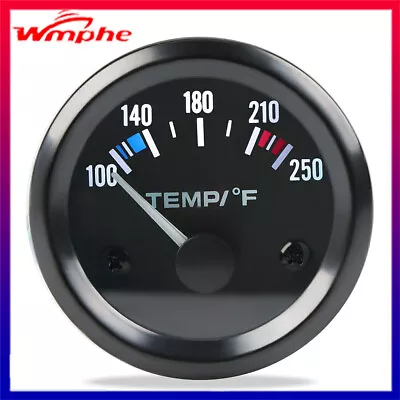 Water Temperature Meter 52mm/2in Marine Engine Water Temperature Gauge 100-250℉ • $14.99