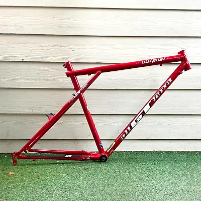 Vintage 90s GT Outpost Triple Triangle 18  Mountain Bike Frame *Cracked • $14.99
