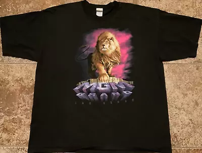 Vintage Mgm Grand Hotel Las Vegas Lion Graphic T-shirt ( Mens 2xl ) Black As Is • $19.99