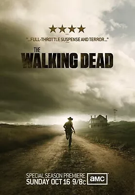 New The Walking Dead Movie Poster Horror Premium Art Print Size A5-a1 • $19