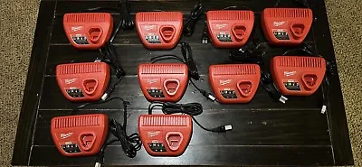 Milwaukee M12 Battery Charger Lithium Ion 12V 48-59-2401 Genuine OEM Open Box • $11.79