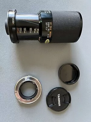 Tamron 1:38 80-210mm Lens With Case Both Caps And Hood And Adaptall2  • £12