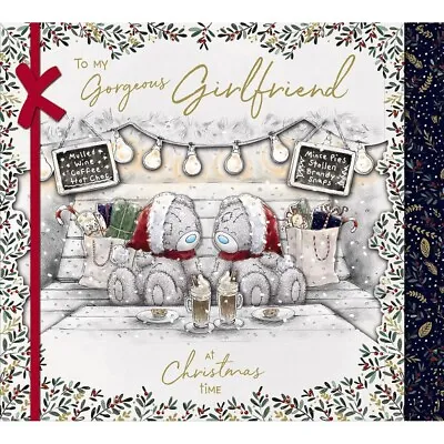 Gorgeous Girlfriend Me To You Bear Large Boxed Christmas Card XBK01007 12  X 14  • £11.99