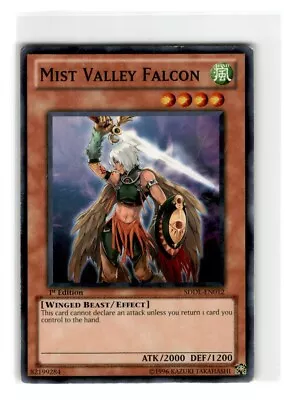 Yu-Gi-Oh! Mist Valley Falcon Common SDDL-EN012 Heavily Played 1st Edition • $2.04