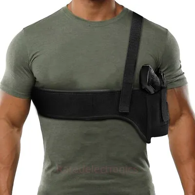Tactical Belly Band Holster Concealed Carry Hand Gun Hunting Pistol Waist Belt • $9.90
