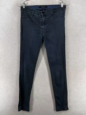 J BRAND Jeans Womens 29 Super Skinny Mid Rise Stretch Denim Medium Wash Blue • $19.59