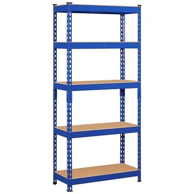 5-Tier Heavy Duty Metal Shelving Unit Garage Shelves Utility Rack Adjustable • $36.99