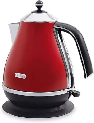 De'Longhi Icona Classic KBO2001R Electric Kettle Kitchen Appliances - Red • $111.45