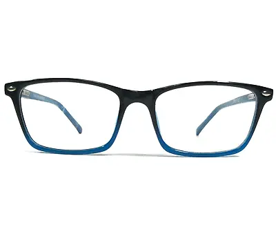 Miraflex Kids Eyeglasses Frames DY06 C.56S Black Blue Square Full Rim 50-16-135 • $54.99