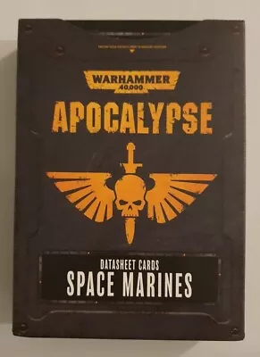 Warhammer 40K Apocalypse Space Marines Datasheet Cards • £5