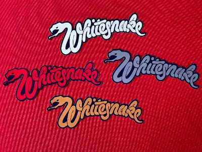 Whitesnake Glossy Vinyl Sticker Layered Decal Heavy Metal Band Logo Cinderella • $4