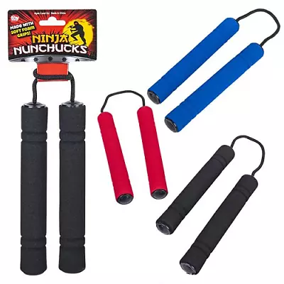 8   NINJA FOAM PADDED KARATE NUNCHUCKS MARTIAL ARTS Nunchaku Nunchuk • $7.95