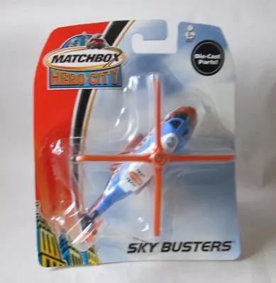 2003 Matchbox Hero City Sky Busters Test Team Helicopter Chopper • $10.98