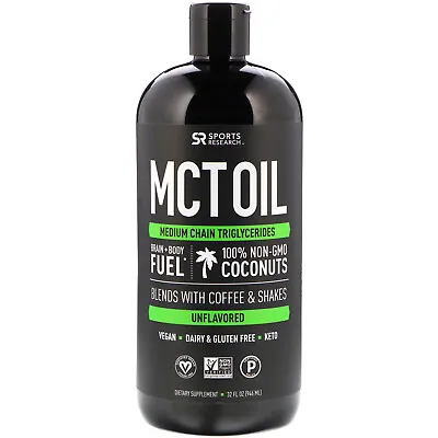 Sports Research MCT Oil Weight Loss Supplements • $31.95