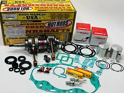 Banshee 350 Crank Crankshaft 66.25mm Wiseco Pistons Rods Seals Gaskets NGK Plugs • $1077.06