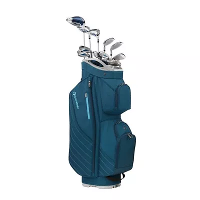 $2299 • Buy TaylorMade KALEA PREMIER Golf Package Inc Cart Bag, Putter & Covers - Navy