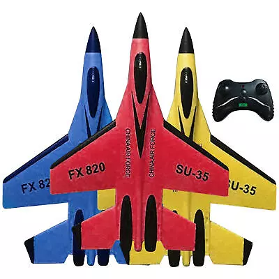 £36.29 • Buy Jet Aircraft Stunt Flying Model Control SU-35 Aircraft Fighter RC Jet Toy Remote