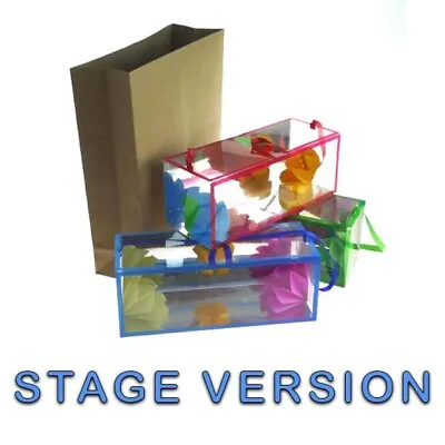 £11.99 • Buy LARGE Flower Box Production Stage Version Magic Prop Flower From Empty Bags *UK*