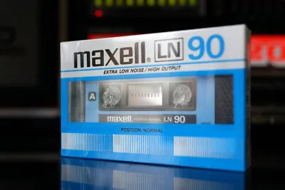 MAXELL LN 90 - Made In Japan - Blank Cassette Tape - (1982) - New SEALED • $16.99