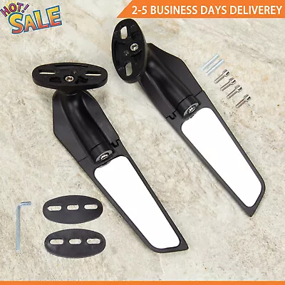 1Pair For Yamaha YZF R1 R3 R6 Adjustable Side Mirrors Rearview Wind Wing Mirror • $28.75