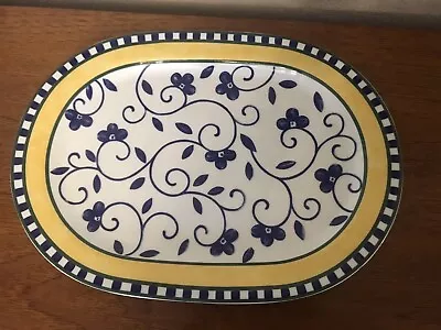 Mikasa “Firenze “ Oval Floral Pattern Serving Plate NEW • $85