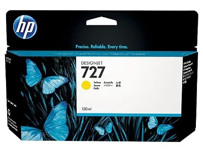 HP 727 (B3P21A) Yellow DesignJet Ink Cartridge • $55