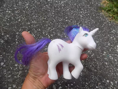 My Little Pony Classic Bridge Direct 2017 White Purple Blue Hair Glitter W Horn • $19.99