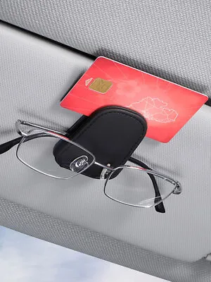 Car Interior Sun Visor Parts Magnetic Sunglasses Clip ID Card Holder Accessories • $12.09