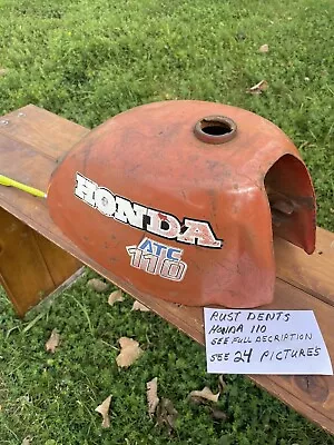 Poor Dents Rust 1977 77 ? Honda ATC110  Fuel Gas Tank Part ATC 110 See Pictures • $49.95