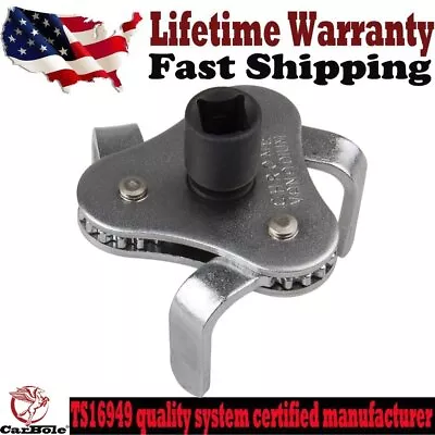 Heavy Duty Universal Two Way Oil Filter Wrench Removal Tool Fully Adjustable Hot • $13.59