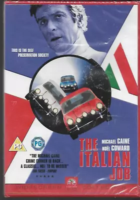 The Italian Job Genuine R2 Dvd Michael Caine Noel Coward Benny Hill New/sealed • £2.99