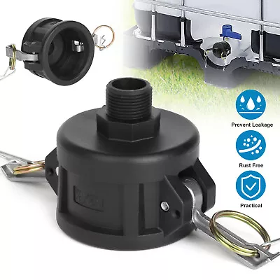 275 330 Gallon IBC Tote Water Tank Drain Adapter 2 Cam Lock For Garden Hose 3/4  • $11.98