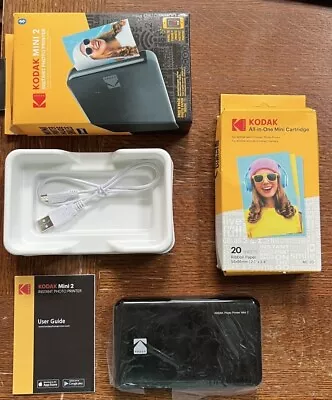 Kodak Mini 2 Instant Photo Printer & All-In-One Mini Cartridge Bundle • $58.95