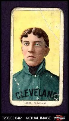 1909 T206 Addie Joss Portrait Naps (Indians) HOF VARIATION 1 - POOR • $305