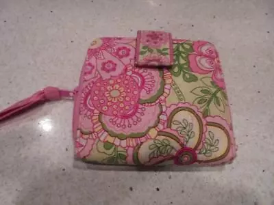 Vera Bradley Petal Pink Small Zippered Wallet Excellent Condition Low Fast Shpng • $11.99