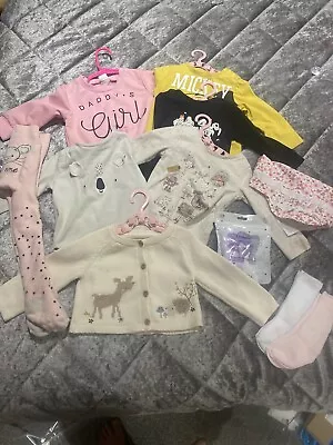 Baby Girl Bundle Age 6 To 9 Months Old.  ( Lot 18) • £12