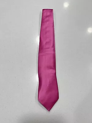 Thomas Pink Men’s Skinny 100% Silk Tie In Magenta Pink MSRP $98 • $39.99