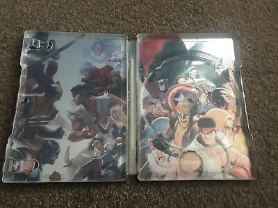 Marvel Vs Capcom 3 Fate Of The Two Worlds Steel Book Edition (Xbox 360) NO GAME • £32.50
