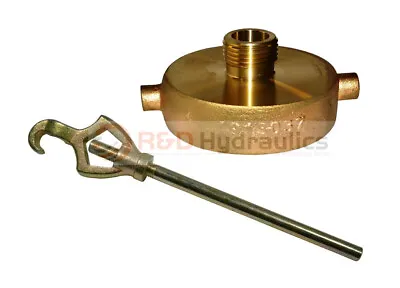 FIRE HYDRANT ADAPTER COMBO 2-1/2  NST(F) X 3/4  Garden Hose (M) W/Hydrant Wrench • $34.75