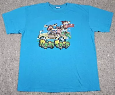 Vintage Mayfield Dairy T Shirt Adult XL Blue Ice Cream Road Trip Graphic Tee • $13.39