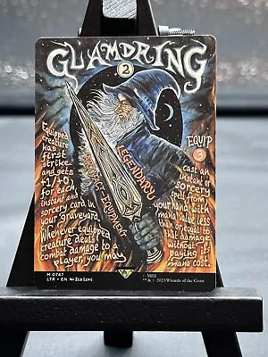 Glamdring Full Art Poster #747 | LTR The Lord Of The Rings | MTG • $4