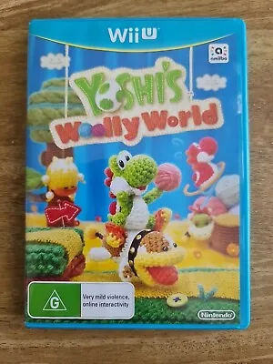 Yoshi's Woolly World - Nintendo Wii U - PAL - Vgc - Mint Disc! • $39.90