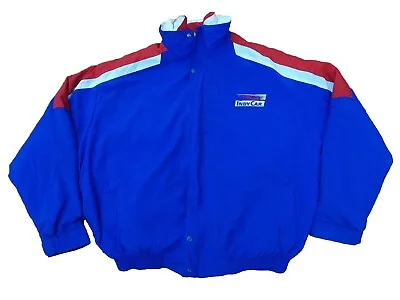 VTG 90s Mens Indy Car 2 IN 1 Windbreaker Thinsulate Coat Jacket Racing XL USA • $50