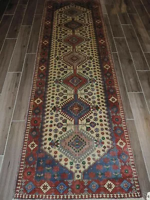 3x10ft. Antique Yalameh Wool Runner • $2500